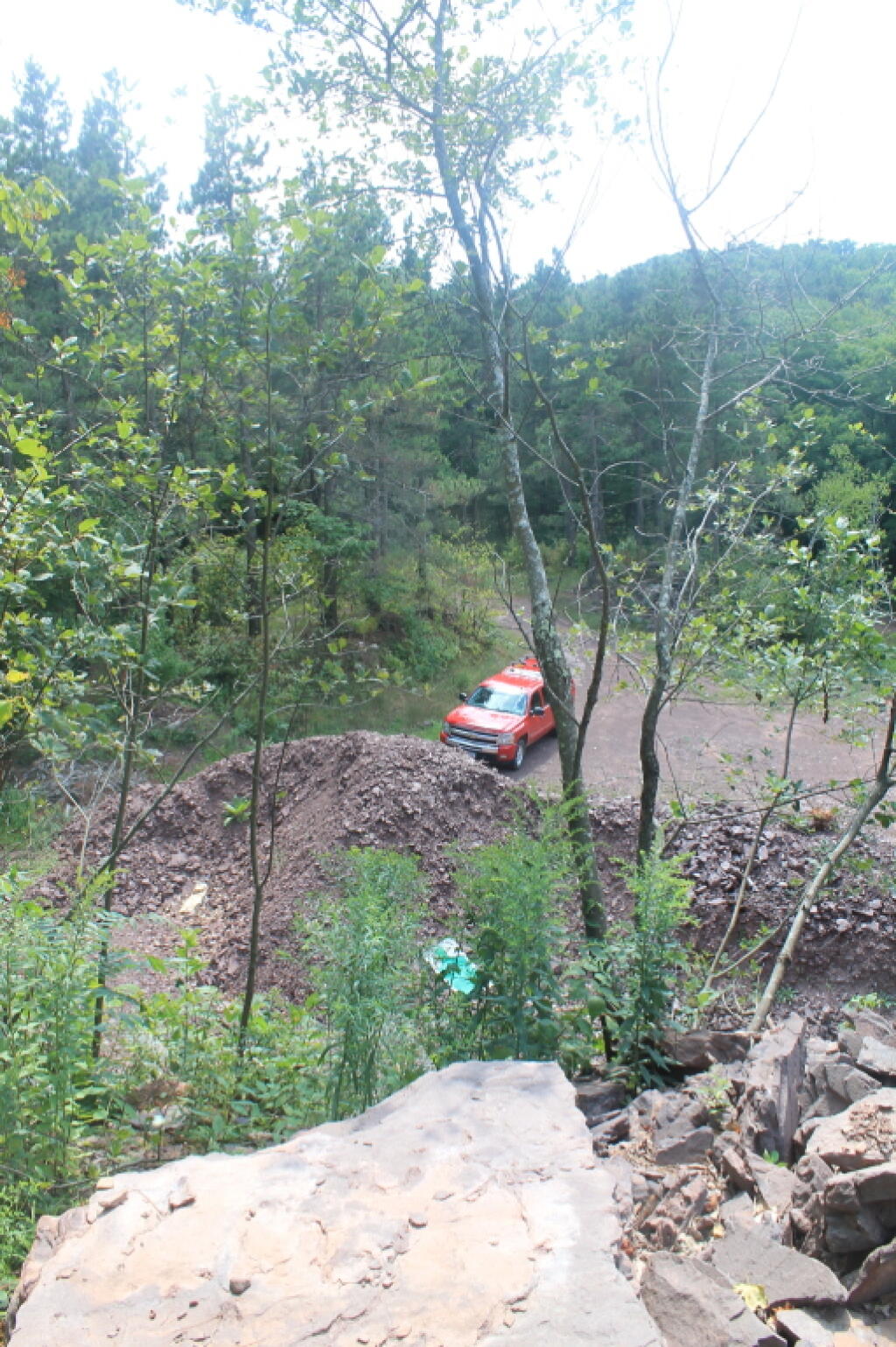 Photo: Parked in Gravel Pit Photo: Parked in Gravel Pit