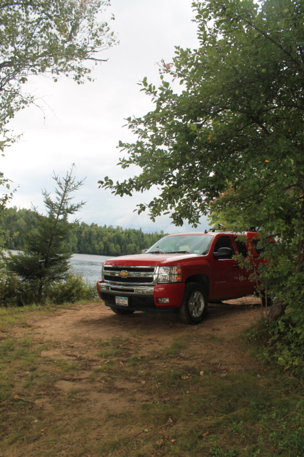 Photo: Pickup at Campsite