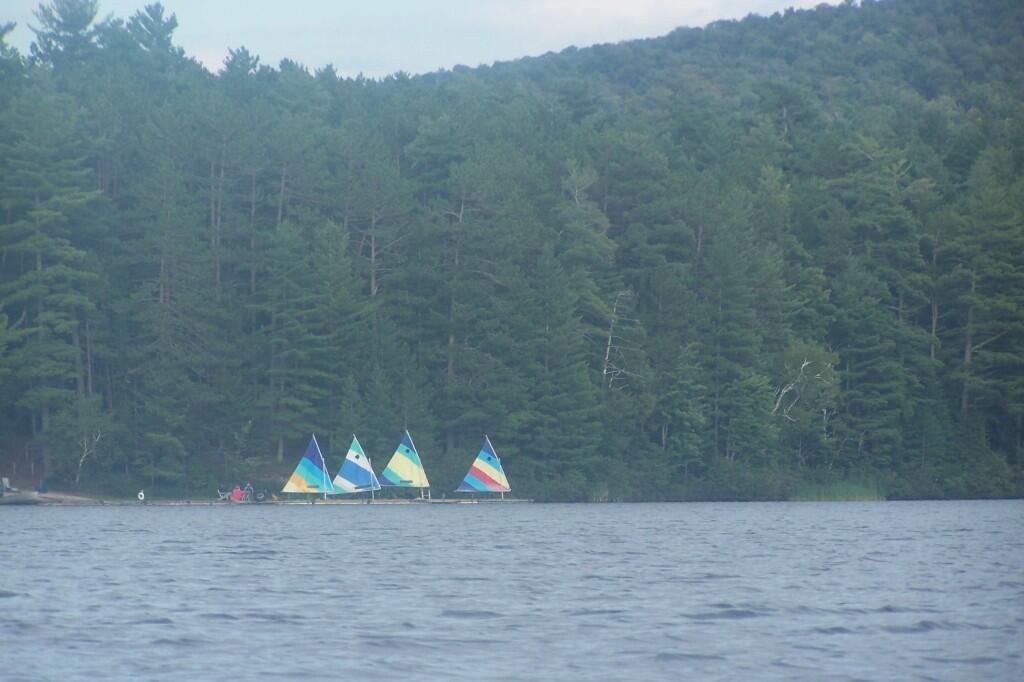 Photo: Sail Boards on Jones Pond Photo: Sail Boards on Jones Pond