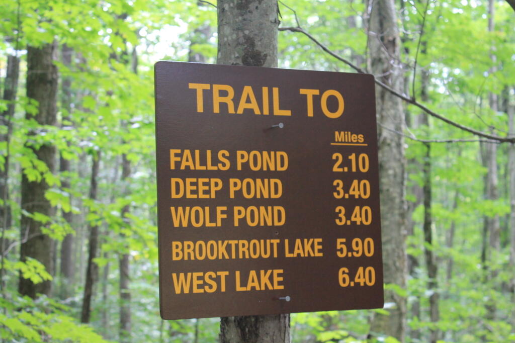 Photo: Trail to Sign Photo: Trail to Sign