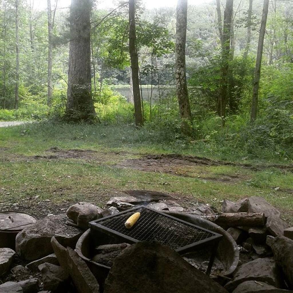 Photo: Decent view of the lake from camp Photo: Decent view of the lake from camp