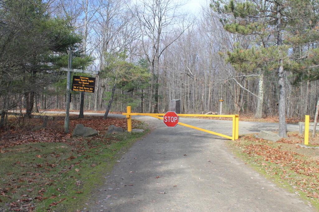 Photo: Forest Ranger Closed the Gate for the Season Photo: Forest Ranger Closed the Gate for the Season