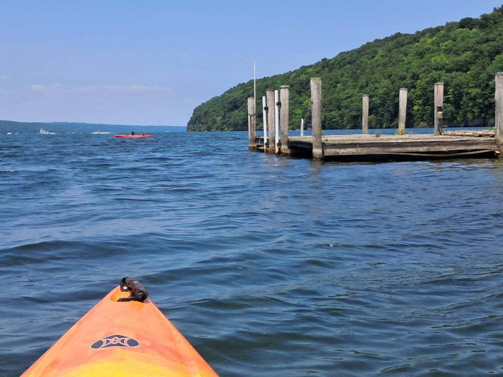 Photo: Bumping along on Seneca Lake Photo: Bumping along on Seneca Lake