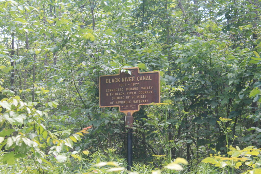 Photo: Black River canal Historical Marker