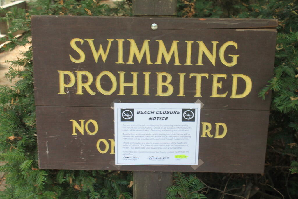 Photo: No Swimming Today