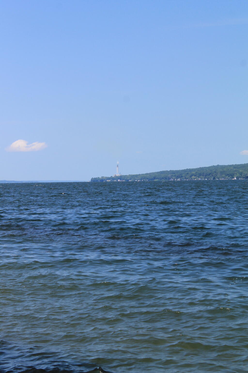 Photo: AES Cayuga Coal Power Plant in Distance