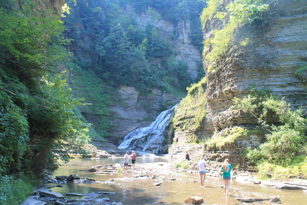 Photo: Below Lucifer Falls in the Prohibited Area Photo: Below Lucifer Falls in the Prohibited Area