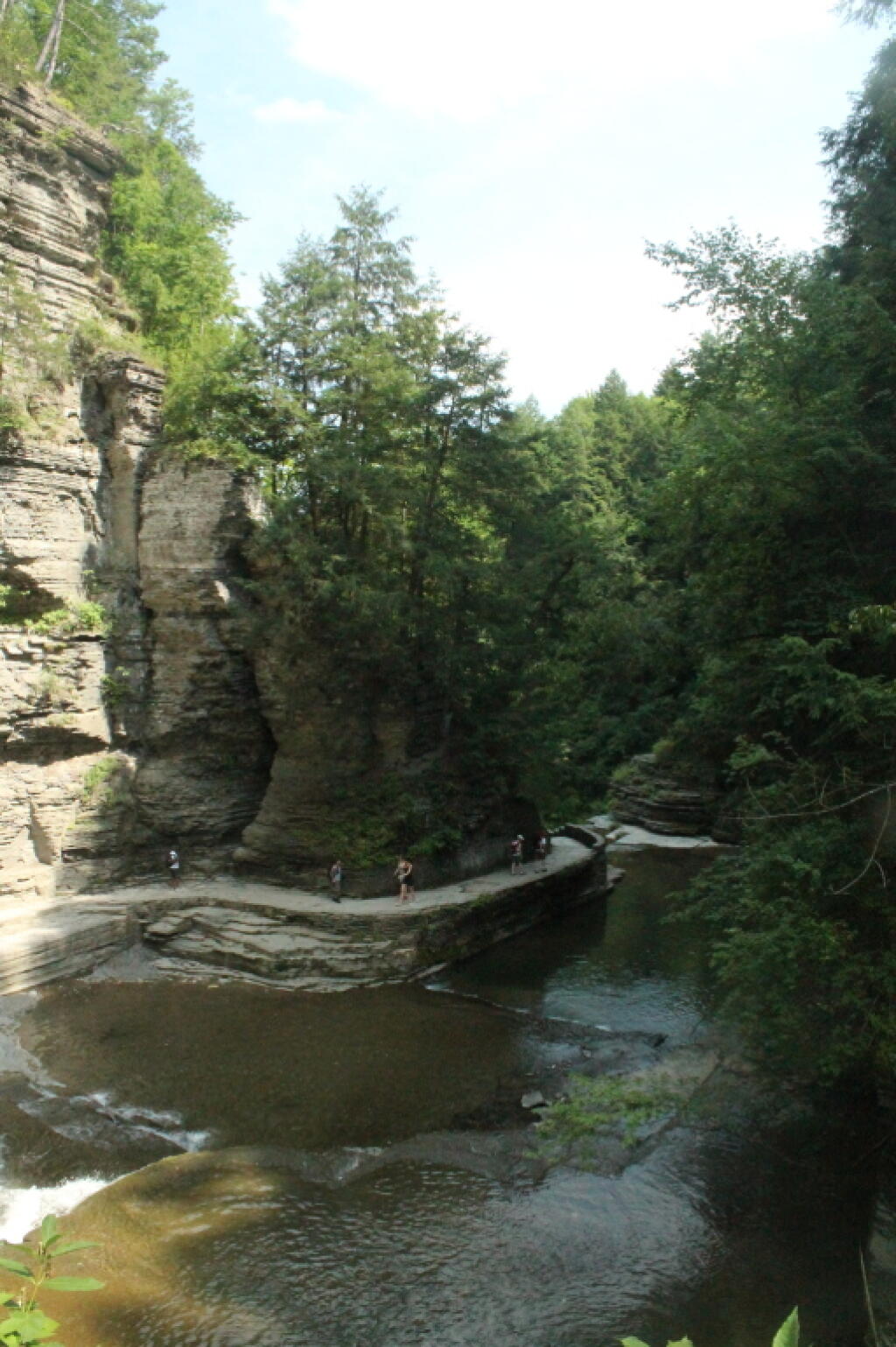 Photo: Trail Winds Down to the Top of Lucifer Falls