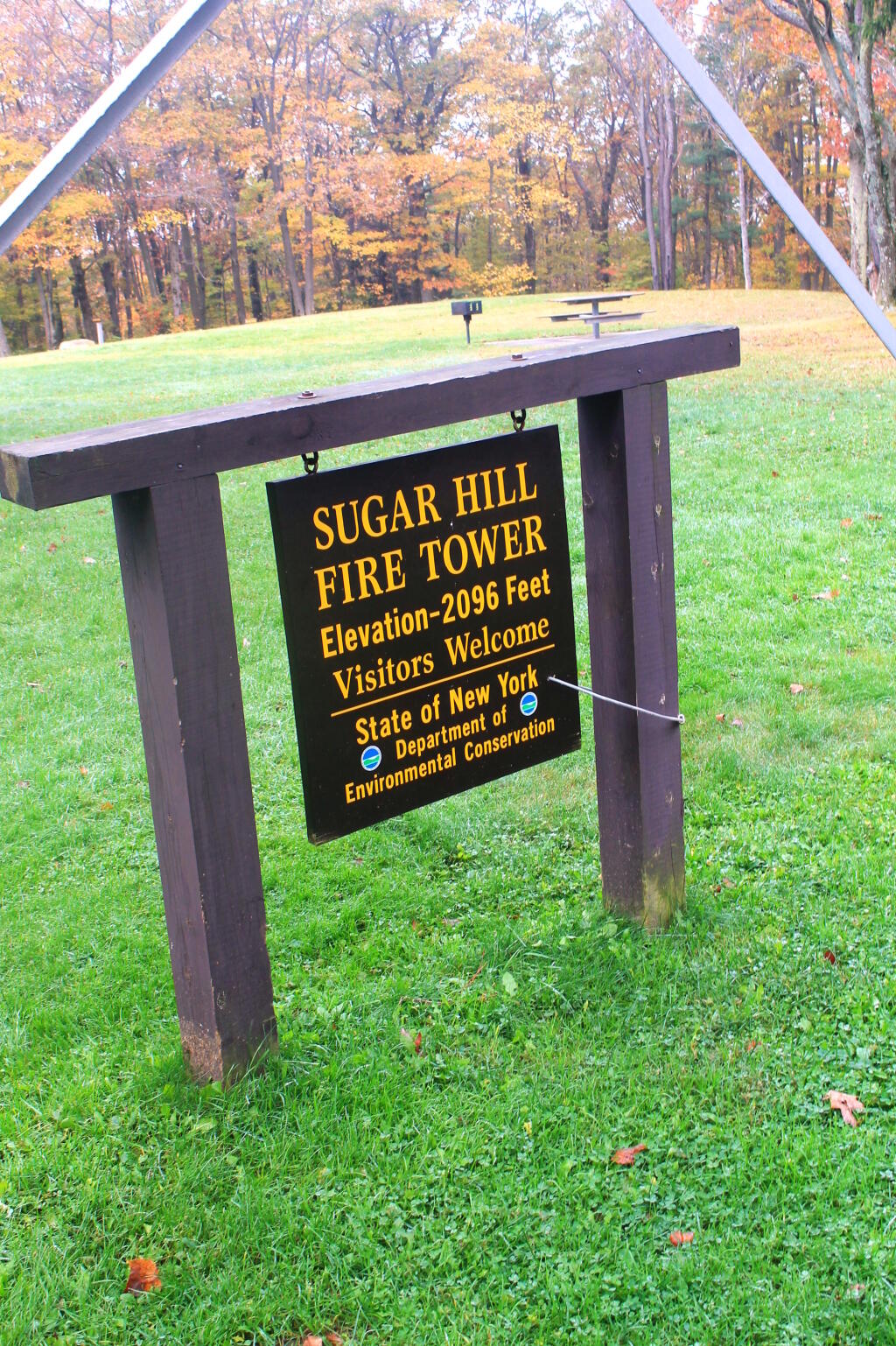 Photo: Firetower Sign Photo: Firetower Sign