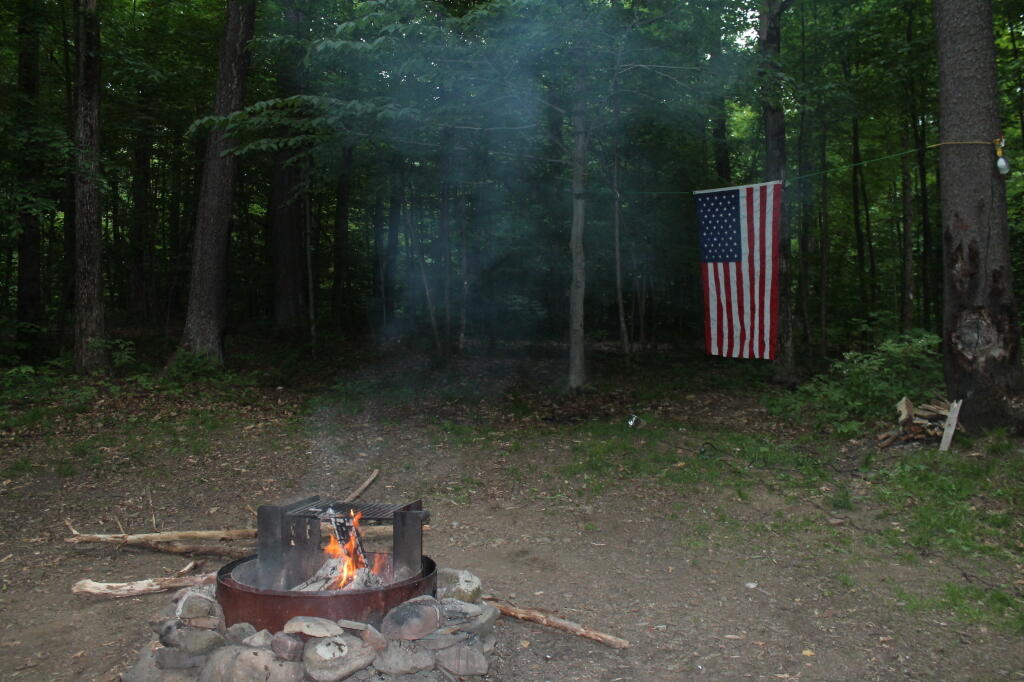 Photo: Starting the Campfire