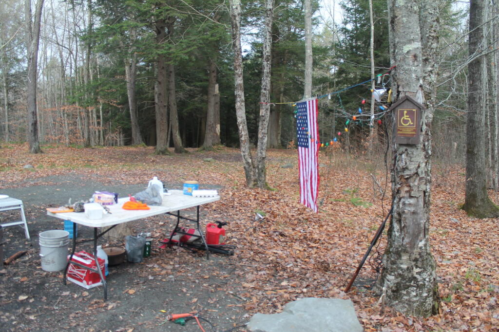 Photo: Camping at the Accessible Campsite on Russell Brook Road Photo: Camping at the Accessible Campsite on Russell Brook Road
