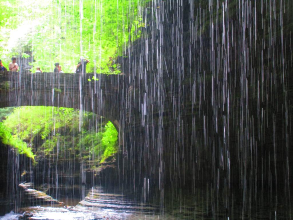 Photo: Under Rainbow Falls