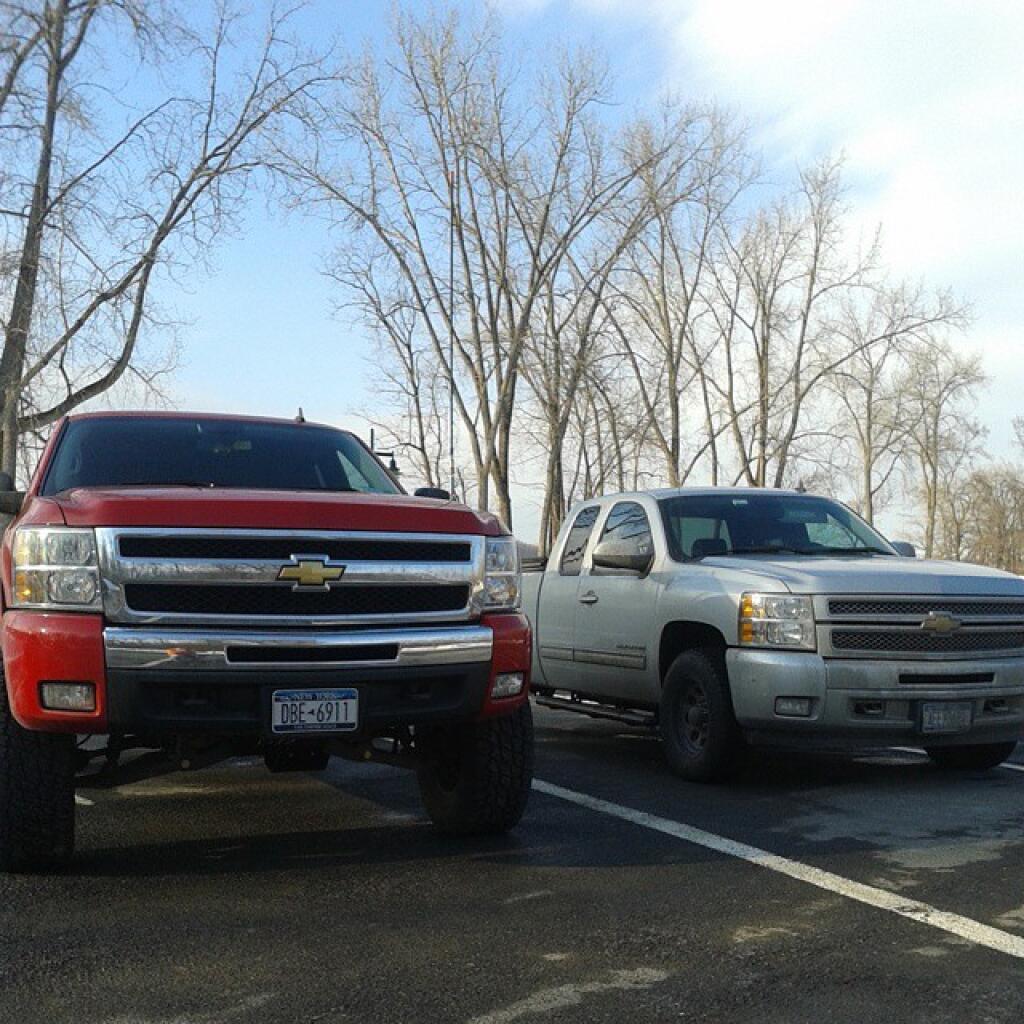 Photo: Big Red and his little bro