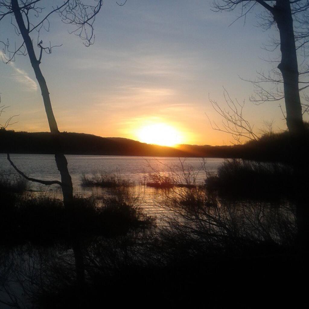 Photo: Sunset last night at Long Pond Photo: Sunset last night at Long Pond