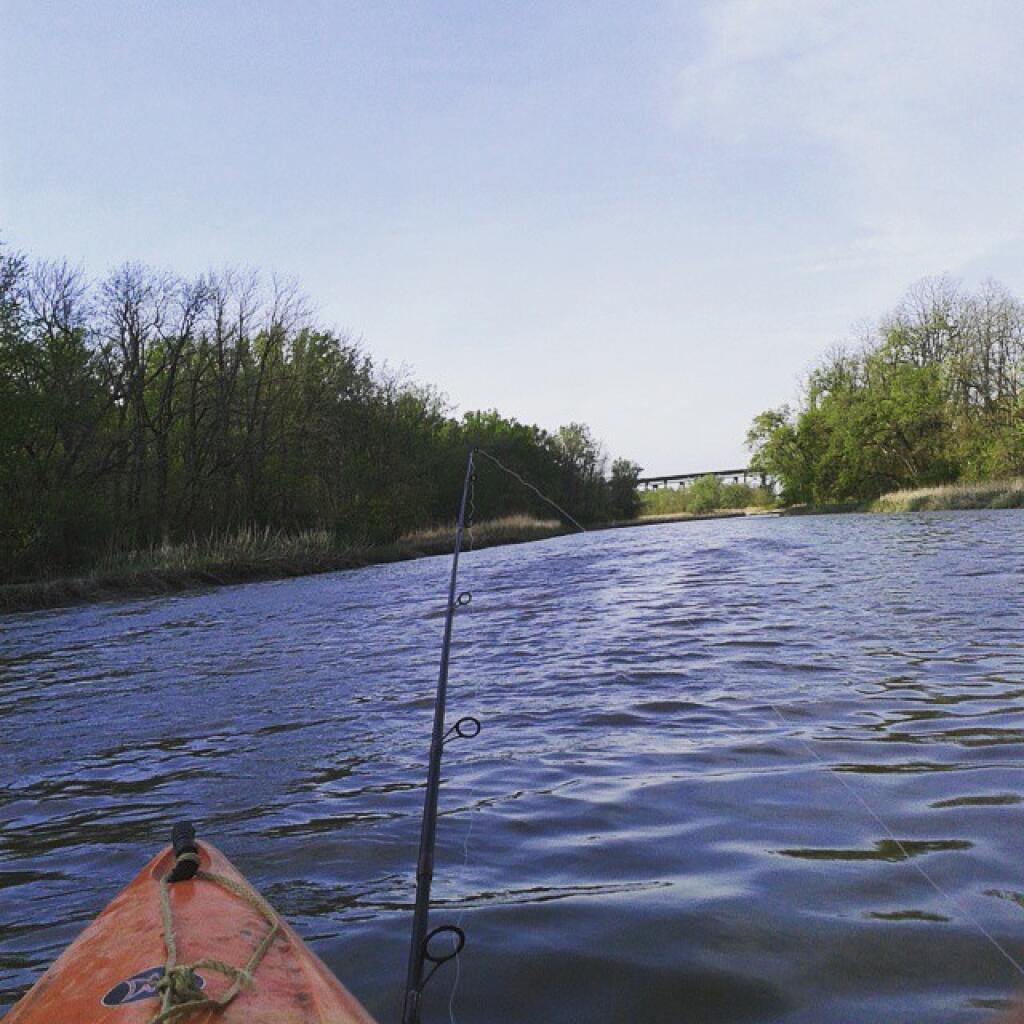 Photo: Fishing, sorta Photo: Fishing, sorta