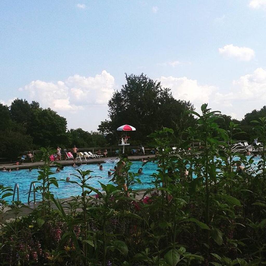 Photo: Needed more sun, less frigid water. Back at Watkins Glen pool. Photo: Needed more sun, less frigid water. Back at Watkins Glen pool.
