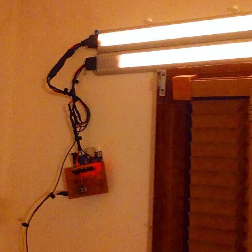 Photo: Arduino based led controller that I built in done Photo: Arduino based led controller that I built in done