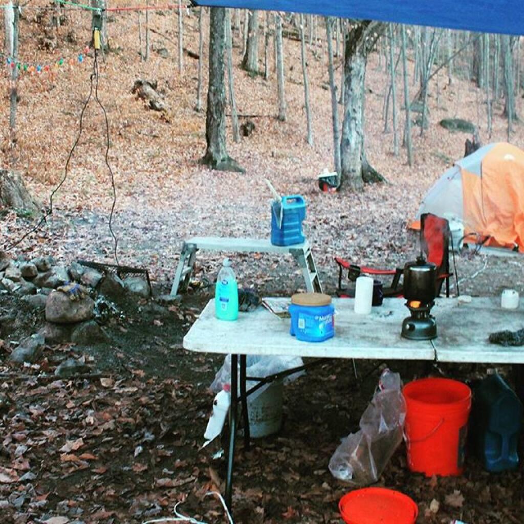 Photo: Making coffee this morning
