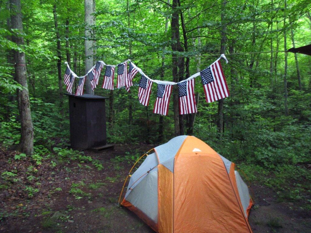 Photo: Set Up A Tent To Keep Gear Dry