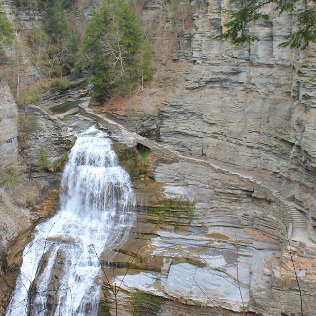Photo: Lucifer Falls - Gorge trail not yet open Photo: Lucifer Falls - Gorge trail not yet open