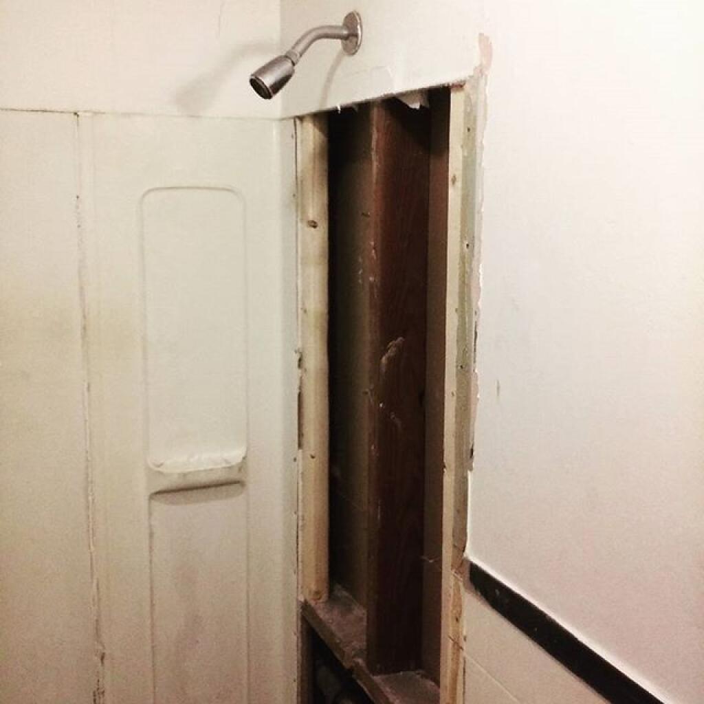 Photo: Dripping shower faucet turned out to be a bigger project than landlord expected
