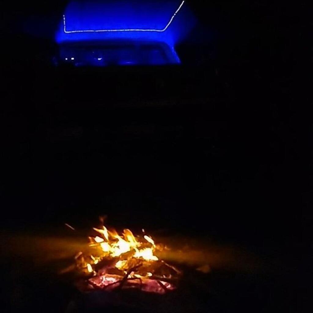 Photo: Another small campfire tonight Photo: Another small campfire tonight