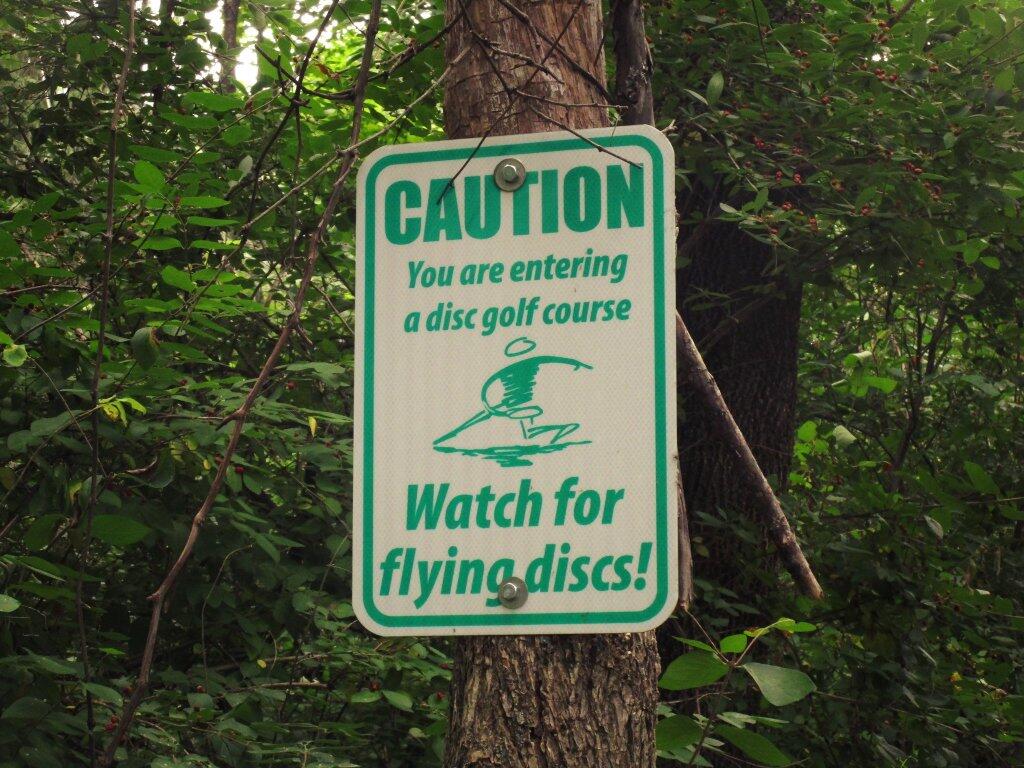 Photo: Watch For Flying Disks Photo: Watch For Flying Disks
