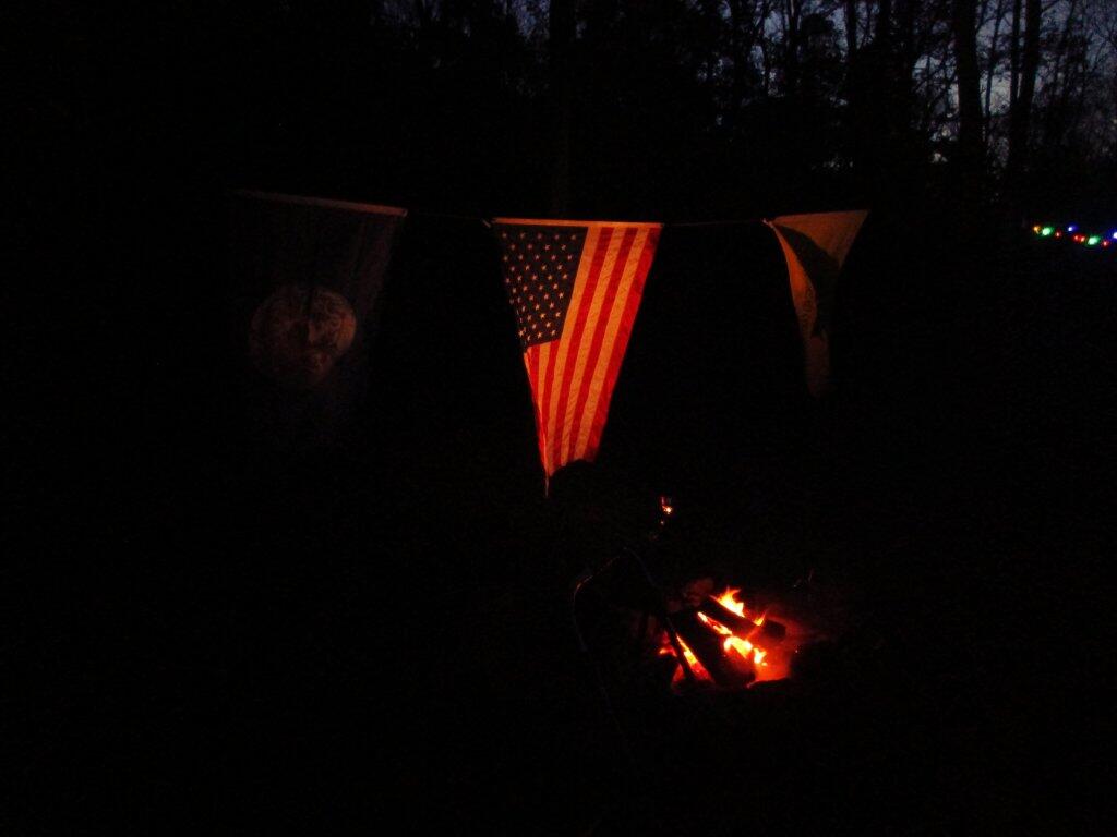Photo: Campfire At Dusk