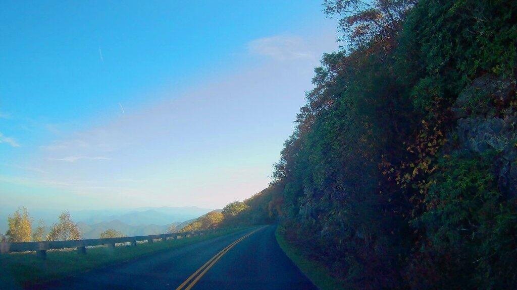 Photo: Descending Apple Orchard Mountain Photo: Descending Apple Orchard Mountain