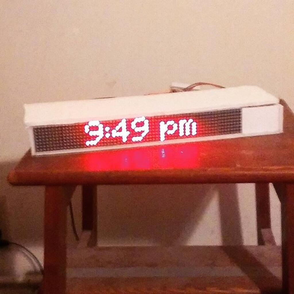 Photo: Working a better case for my Variable Message Sign / Countdown Clock Photo: Working a better case for my Variable Message Sign / Countdown Clock