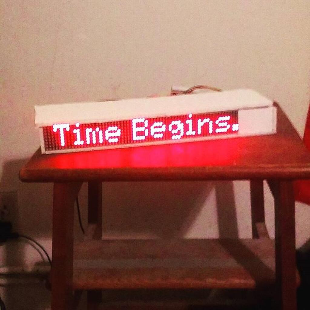 Photo: VMS that I built can display many different messages and countdowns Photo: VMS that I built can display many different messages and countdowns
