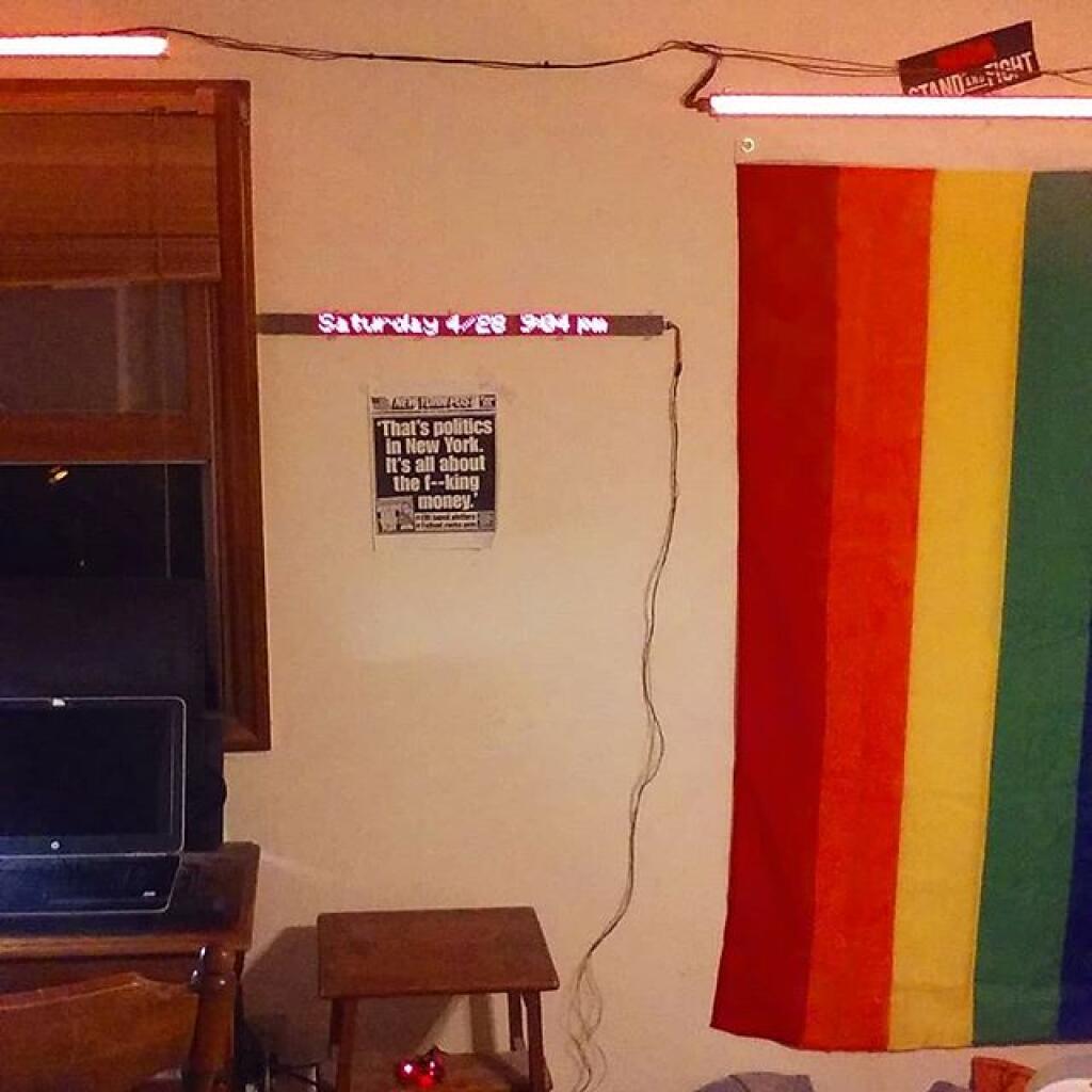 Photo: Big clock and message board I built. Photo: Big clock and message board I built.