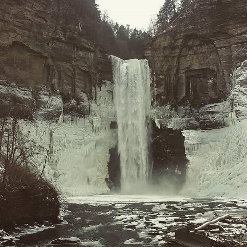 Photo: Taughannock Falls in the Winter