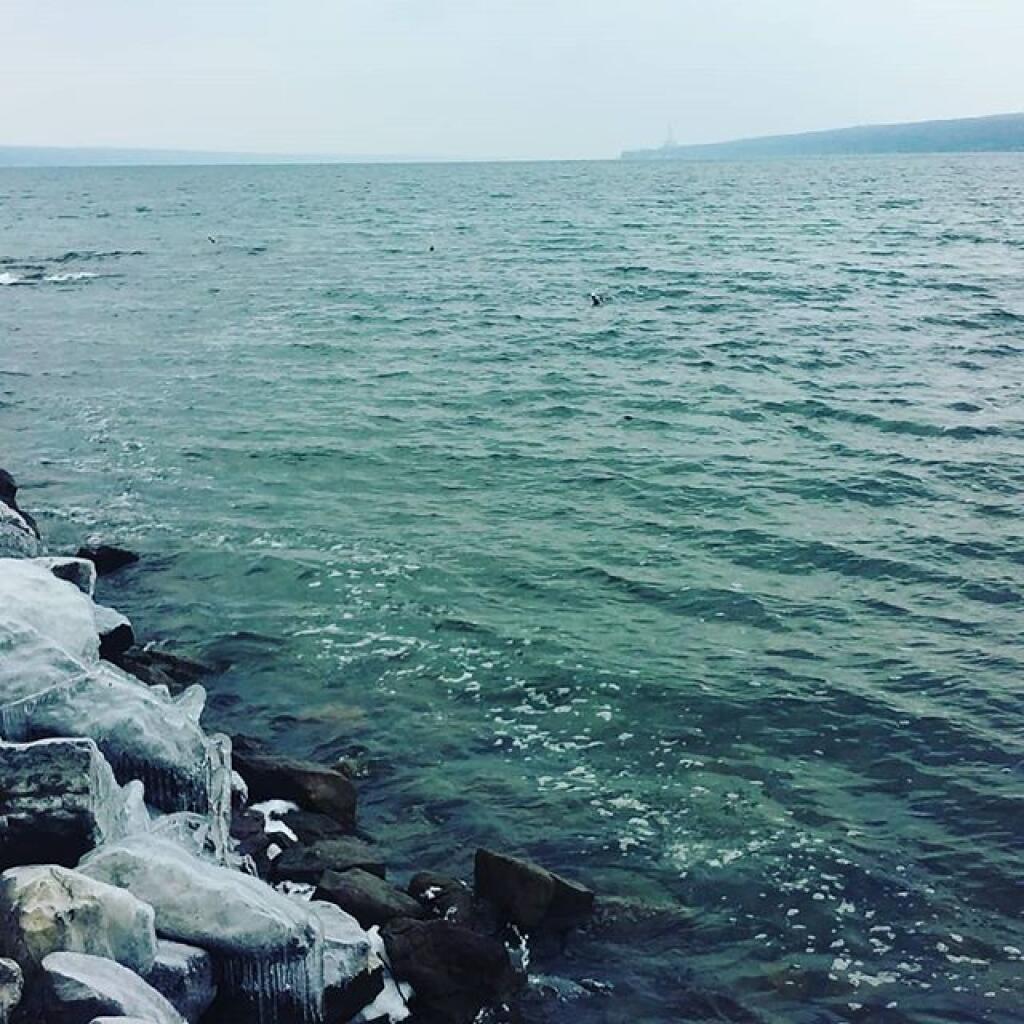 Photo: Open water on Cayuga Lake