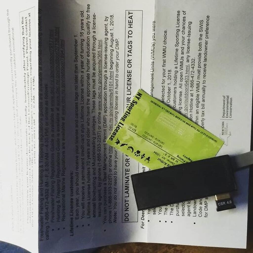 Photo: Rather than go to DEC World Headquarters at 625 Broadway I ordered my fishing license online Photo: Rather than go to DEC World Headquarters at 625 Broadway I ordered my fishing license online