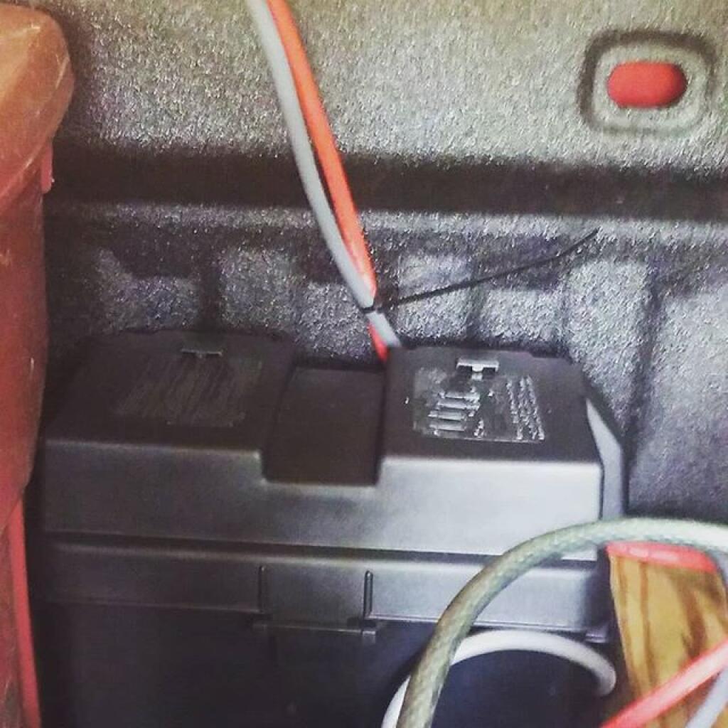 Photo: Doubled the size of the assessory battery bank (2x Group 24 DC) in my truck. Photo: Doubled the size of the assessory battery bank (2x Group 24 DC) in my truck.