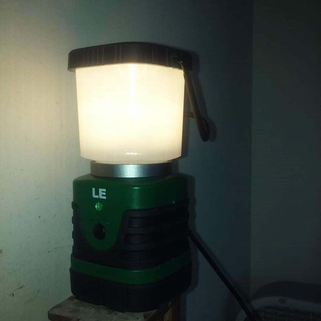 Photo: Small rechargeable lantern for camping Photo: Small rechargeable lantern for camping