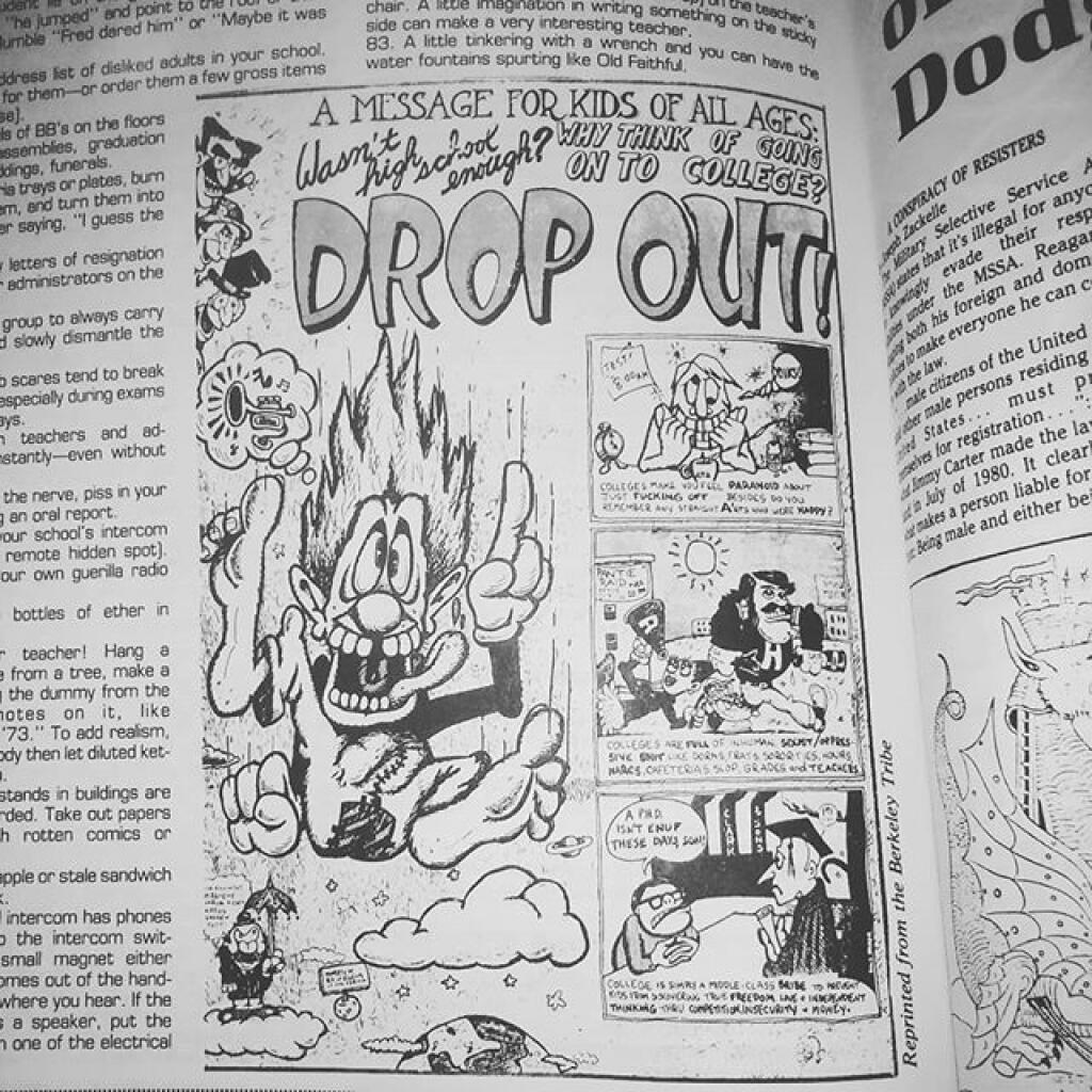 Photo: Drop out! Photo: Drop out!