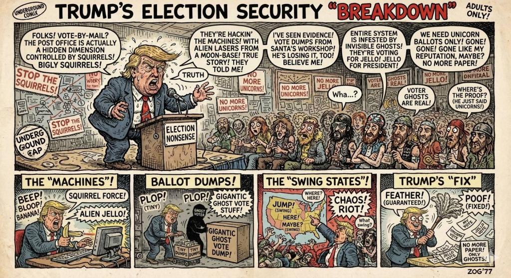 Thematic Map: Trump's Election Security Breakdown [Expires July 31 2026]