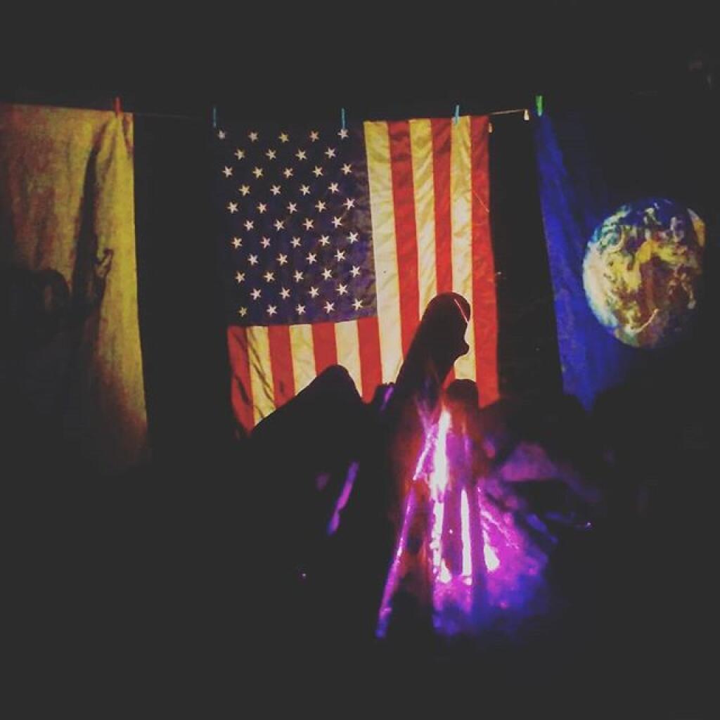 Photo: Smaller fire tonight Photo: Smaller fire tonight