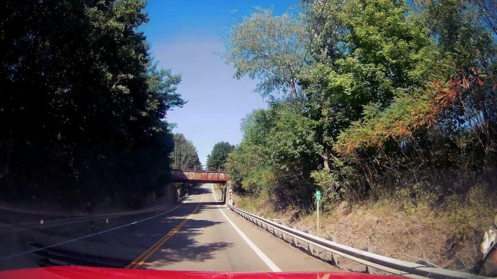 Photo: Narrow Railroad Bridge On NY 414 Photo: Narrow Railroad Bridge On NY 414