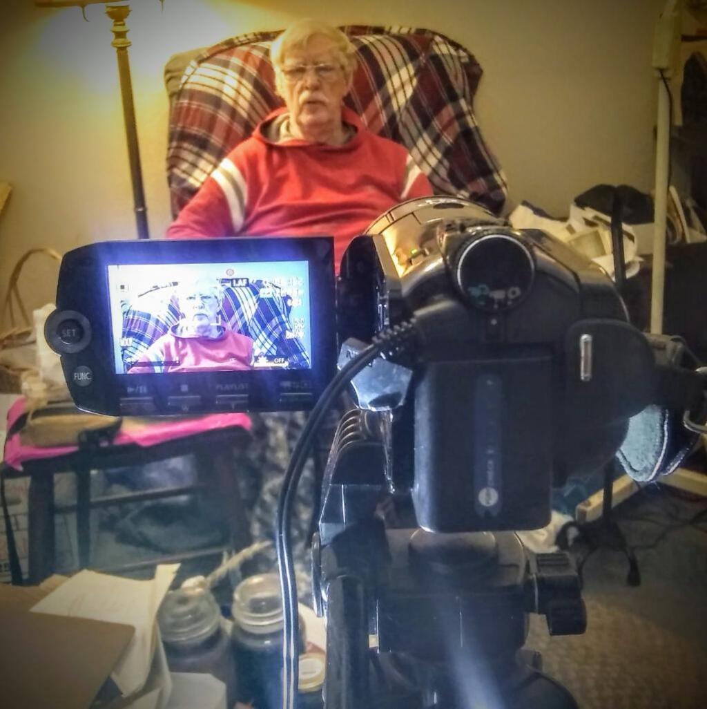 Photo: Interviewing Albany Historian John Wolcott for a documentary again