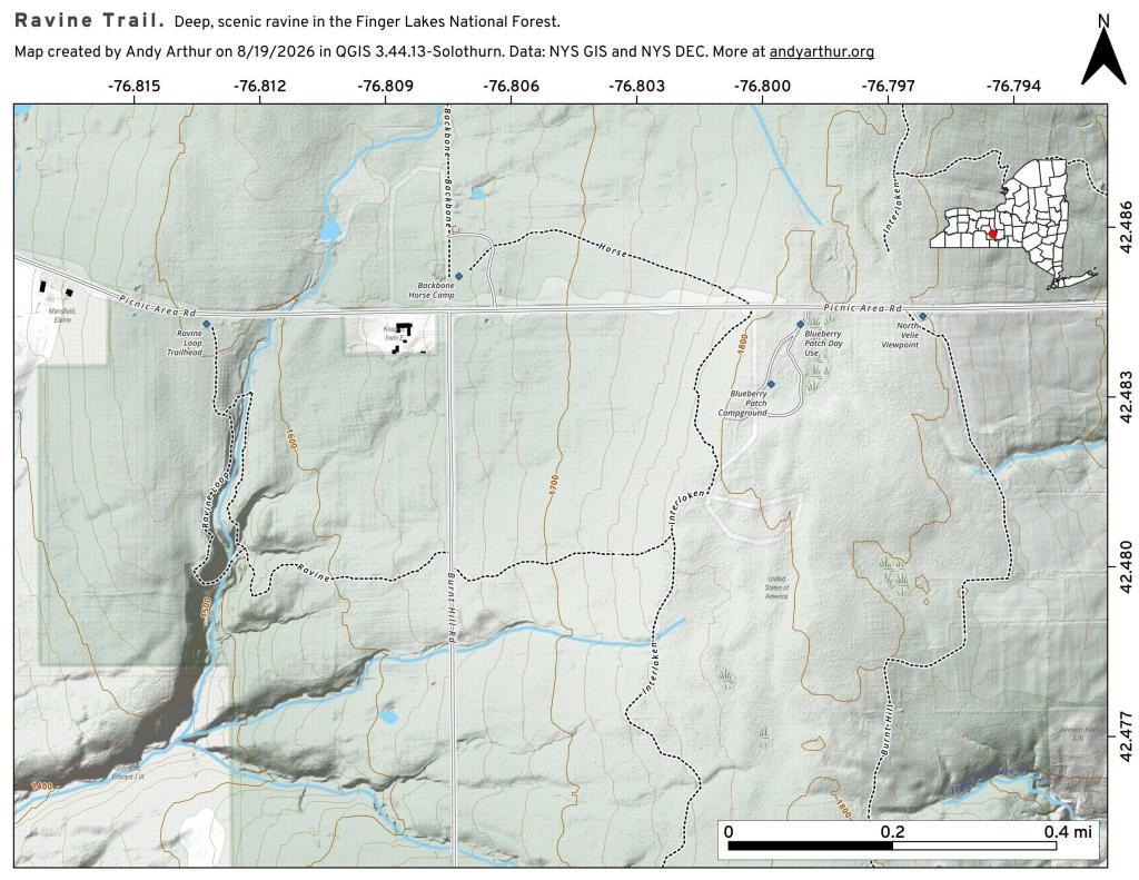 Map: Ravine Trail Map: Ravine Trail