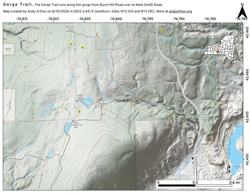 Map: Gorge Trail Map: Gorge Trail